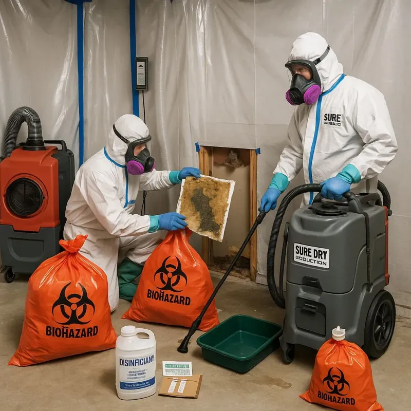 Contaminated Water Handling Protocols process in Oxford, MI