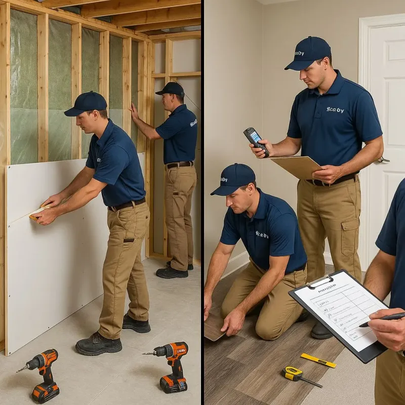 Repairs and Reconstruction process in Oxford, MI