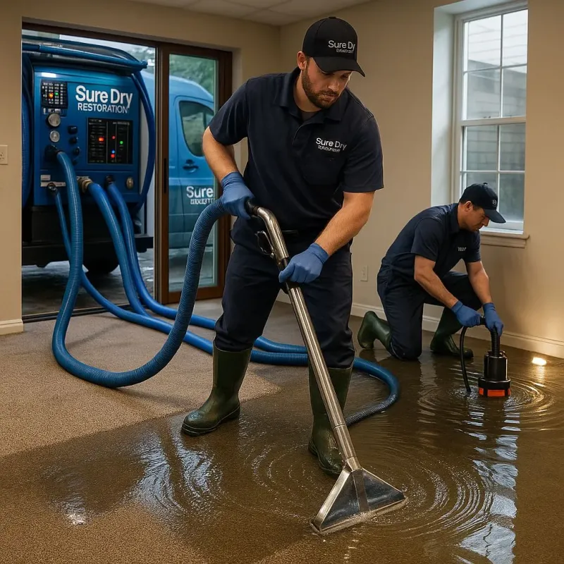 Water Extraction and Removal process in Oxford, MI